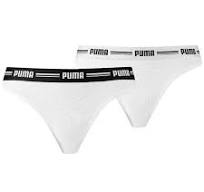 Трусы PUMA ICONIC STRING 2P PACKED white  размер XS